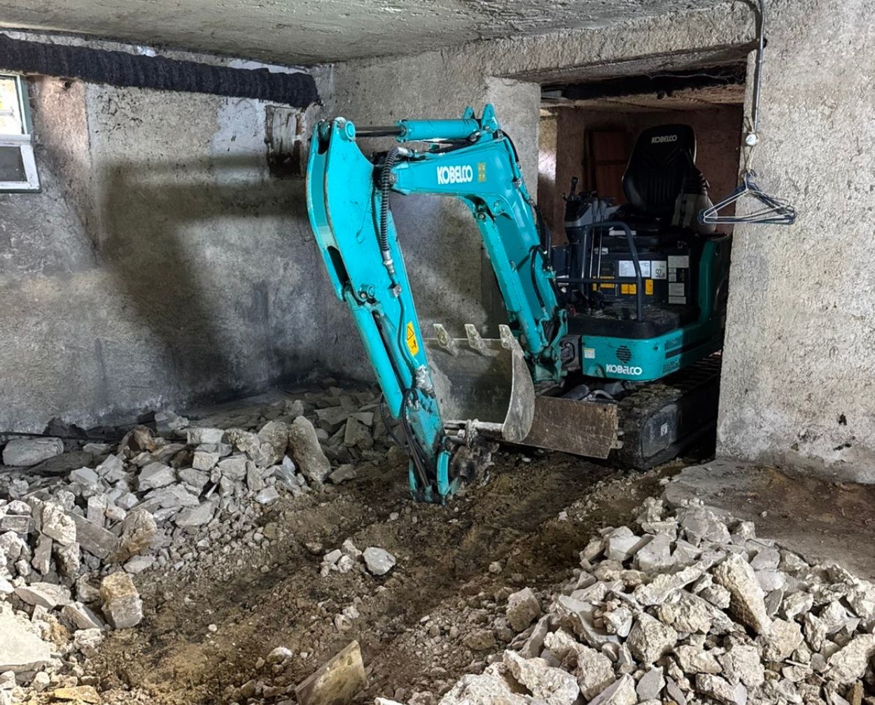 Destruction de dalle de garage